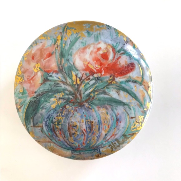 Rare Vintage Limoges France Porcelain Trinket Box - Picture 1 of 6